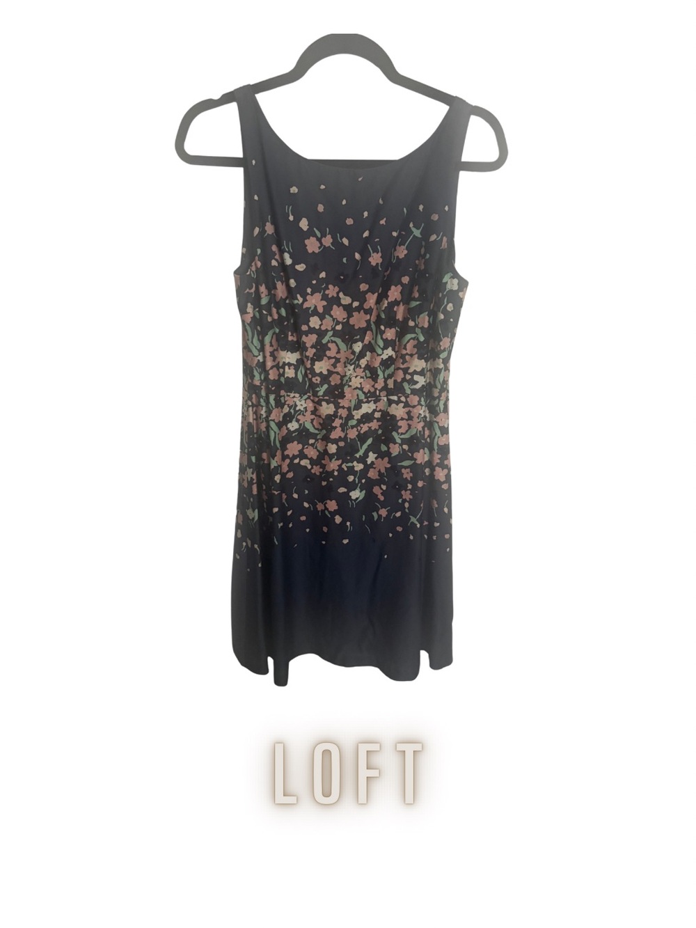 Women’s blue floral dress